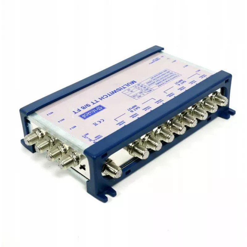 TELMOR Multiswitch TT 9/8 Terminal 8 Satelliteneingänge 1 Terrestrischer Eingang 8 Ausgänge