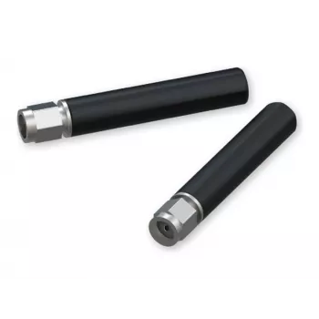 Teltonika Networks PR1CRF43 WiFi SMA Straight Compact Antenne, 2,4 GHz, 3 dBi, Schwarz