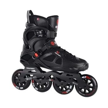 Tempish Ezza 90 Inline-Skates – 90 mm Rollen, ABEC 9, EU 45, Schwarz/Grau/Grün