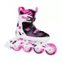 Tempish Gokid Girl Verstellbare Inline-Skates für Mädchen, EU 29-32 – 64mm PU-Rollen, ABEC 5 Kugellager, Pink/Weiß/Lila