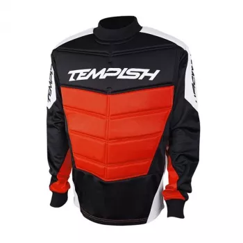 Tempish MOHAWK2 ACTIV Senior Torwarttrikot - XL Rot, Langarm, Ellbogen- und Schulterpolsterung