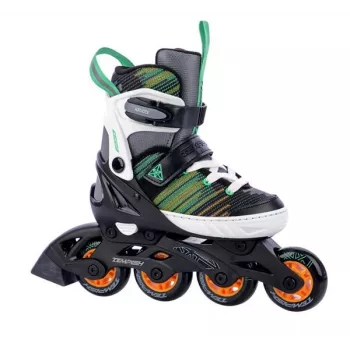 Tempish SYSTENT Verstellbare Inline-Skates 33-36 Schwarz/Blau