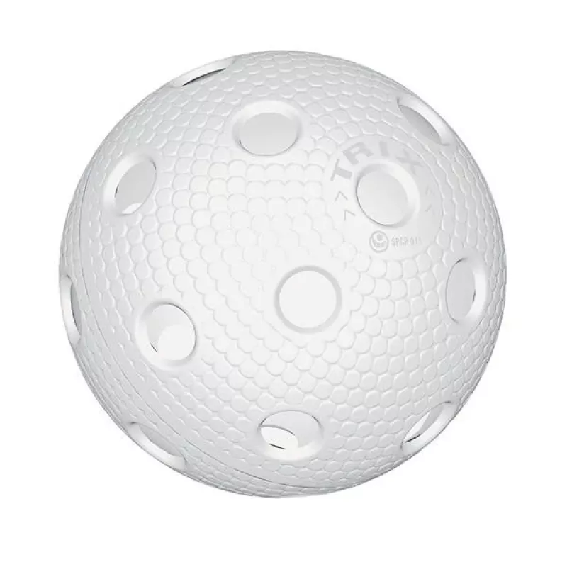 Tempish TRIX Floorball Ball White - IFF Approved Match & Training Ball, 72mm, 23g