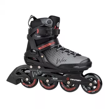 Tempish Wox Uni Inline-Skates – Freizeit-Softboot-Skates mit 80-mm-Rollen und ABEC-7-Lagern (EU 44)