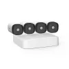 Tenda 4-Camera PoE NVR Surveillance Kit K4P-4TR mit 4TB HDD, 4MP Bullet-Kameras, H.265+, IP67, 30m Nachtsicht