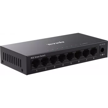 Tenda TEG2208D Web Smart L2 Cloud Managed Switch, 8x 10/100/1000 Mbps, Metall, Lüfterlos