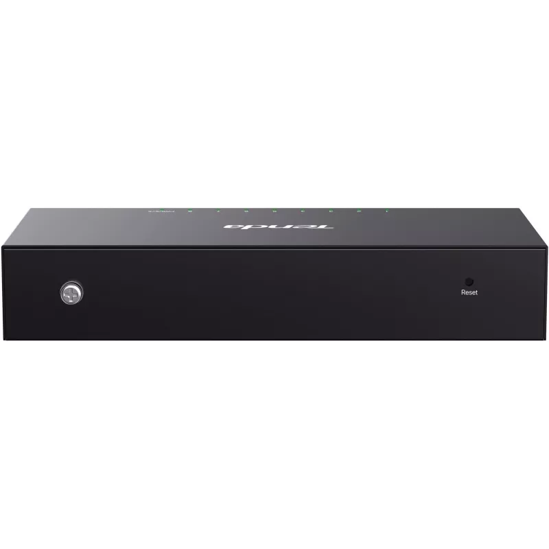 Tenda TEG2208D Web Smart L2 Cloud Managed Switch, 8x 10/100/1000 Mbps, Metall, Lüfterlos