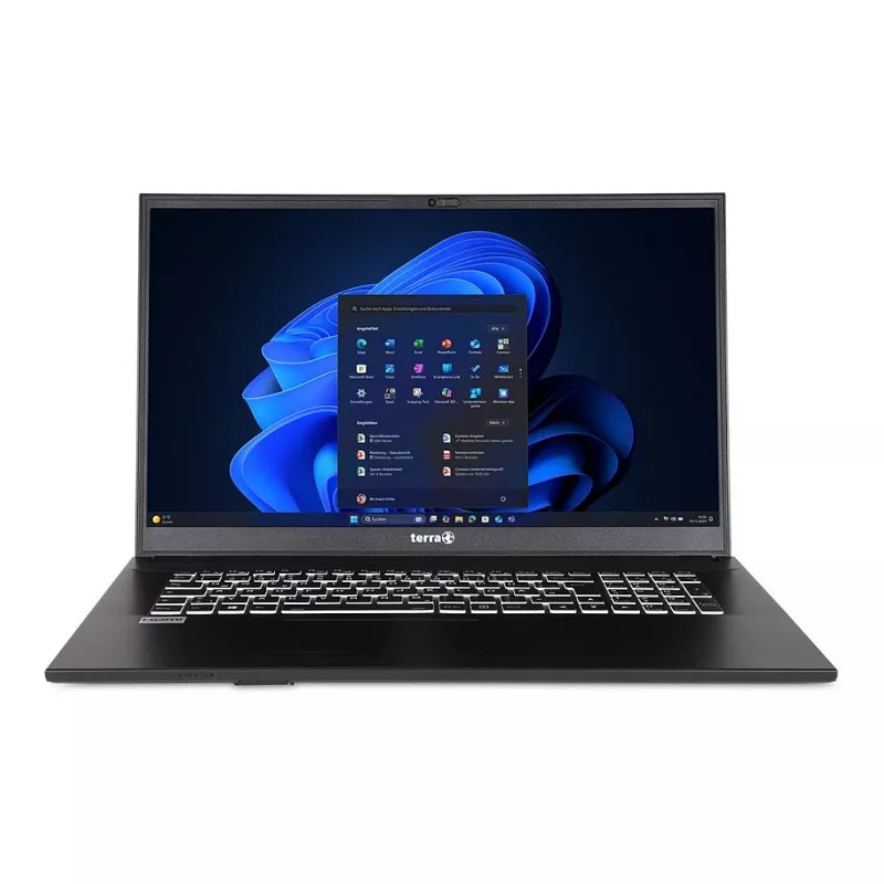 TERRA MOBILE 1716R 1220892 Laptop, 17,3 Zoll Full HD, Intel Core i5-1335U, 16GB DDR5, 500GB SSD, Windows 11 Pro, deutsche QWERTZ-Tastatur