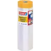 tesa 04402-00003-01 Easy Cover® Abdeckfolie mit integriertem Klebeband, 33 m x 55 cm, HDPE, Krepppapierband, Acrylkleber, Schutz für Innenanstriche