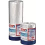 Tesa Easy Cover 4369 UV Abdeckfolie mit Klebeband 14m x 260cm Transparent 04369-14-1