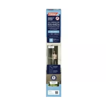 tesa Insect Stop Insektenschutz-Türvorhang Weiß 1,2 x 2,4 m (55197-00100-00)