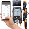 Testo 550s Smart Set digitales Verteiler-Set mit Bluetooth und Klemmfühlern 0564 5502