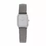 TETRA Damen 114 Quarz Analog Uhr 32mm Edelstahl Mesh Roségold