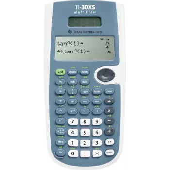 Texas Instruments TI-30 X II Solar wissenschaftlicher Taschenrechner Blau mit Schiebeschutzhülle