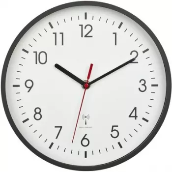 TFA 60.3550.01 Funk-Wanduhr 24,5 cm x 4,2 cm Schwarz