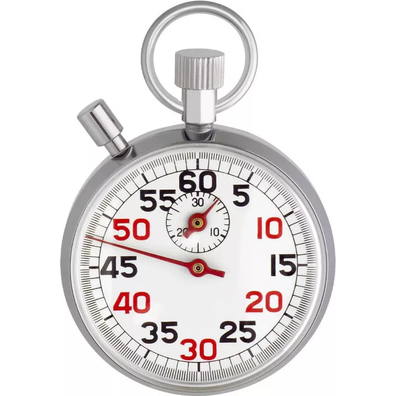 TFA Dostmann 38.1022 Mechanischer Küchentimer Silber-Weiß