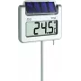 TFA Dostmann Avenue Solar-Gartenthermometer Silber 30.2026