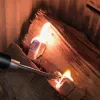 TFA Dostmann Elektronisches Lichtbogen-Feuerzeug mit flexiblem Hals, wiederaufladbar, Schwarz 98.1118.01