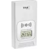 TFA LIFE Funk-Wetterstation mit Innen-/Außenthermometer und Hygrometer, Schwarz/Silber