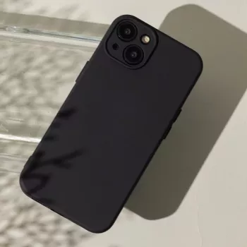 TFO Silikonhülle für Xiaomi Redmi A7 Pro - Matt Schwarz Stoßfeste Rückseitenhülle