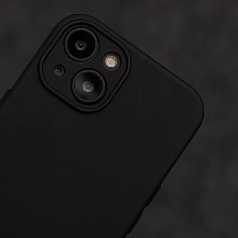 TFO Silikonhülle für Xiaomi Redmi A7 Pro - Matt Schwarz Stoßfeste Rückseitenhülle