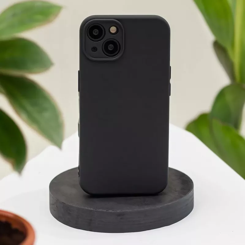 TFO Silikonhülle für Xiaomi Redmi A7 Pro - Matt Schwarz Stoßfeste Rückseitenhülle