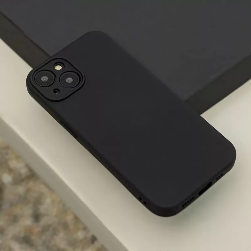 TFO Silikonhülle für Xiaomi Redmi A7 Pro - Matt Schwarz Stoßfeste Rückseitenhülle