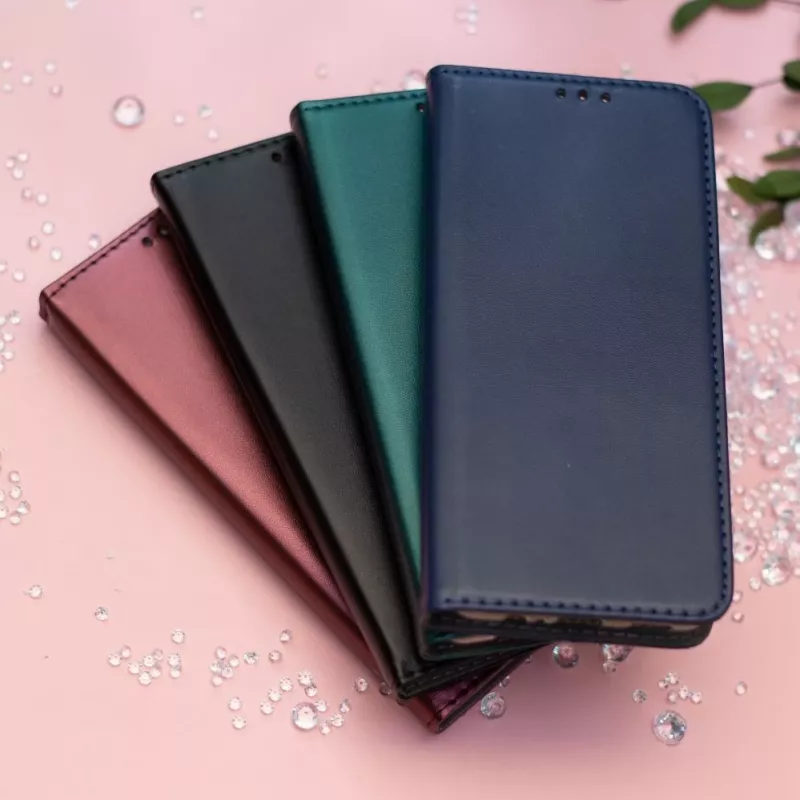 TFO Smart Magnetic Wallet Case für Xiaomi Redmi A7 Pro, Burgunderrot