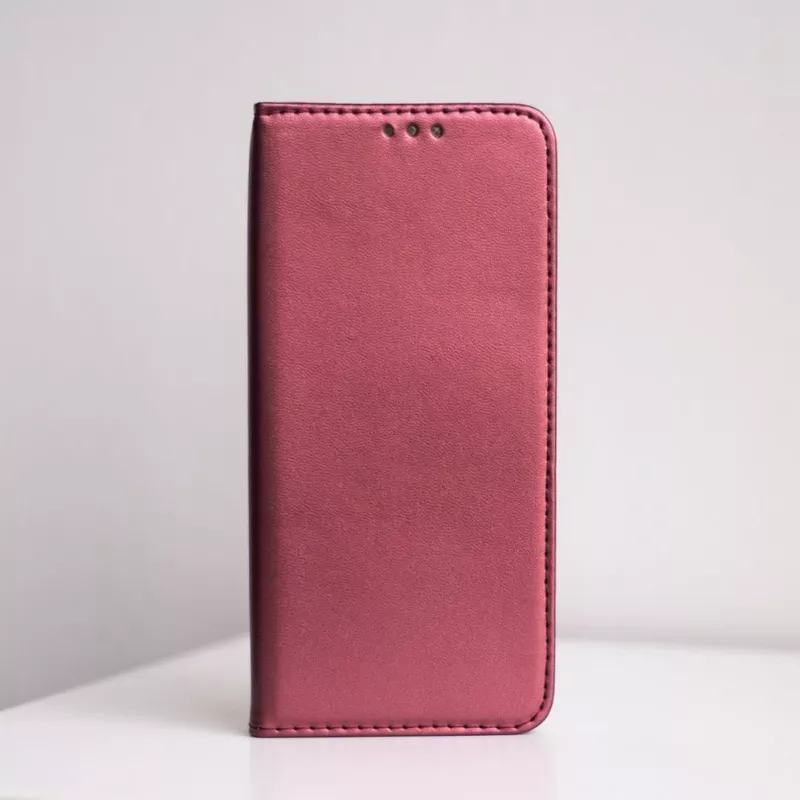 TFO Smart Magnetic Wallet Case für Xiaomi Redmi A7 Pro, Burgunderrot