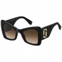 THE MARC JACOBS MARC761S807 Damen Cat Eye Sonnenbrille Schwarz Acetat Grau Verlauf Glas 52mm
