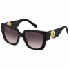 THE MARC JACOBS Damen Katzenaugen-Sonnenbrille MARC687S807 Schwarz/Grau Verlauf 54mm