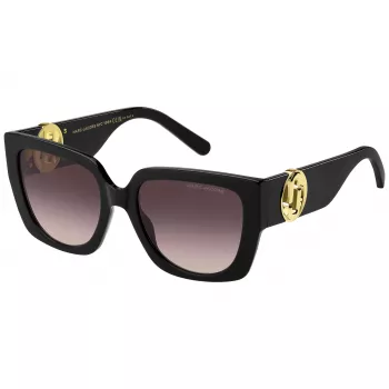 THE MARC JACOBS Damen Katzenaugen-Sonnenbrille MARC687S807 Schwarz/Grau Verlauf 54mm