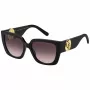 THE MARC JACOBS Damen Katzenaugen-Sonnenbrille MARC687S807 Schwarz/Grau Verlauf 54mm