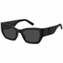 THE MARC JACOBS Damen Sonnenbrille MARC723S807 - Schwarzer Acetatrahmen, graue Polycarbonatgläser, 53 mm