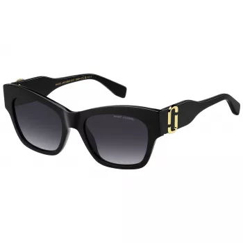 THE MARC JACOBS Damen Sonnenbrille MARC762S807 Schwarz Acetat Grau Verlauf 54mm
