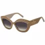 THE MARC JACOBS Damen Sonnenbrille MARC800SDLN - Schwarzer Rahmen, Graue Verlaufsgläser, 52 mm