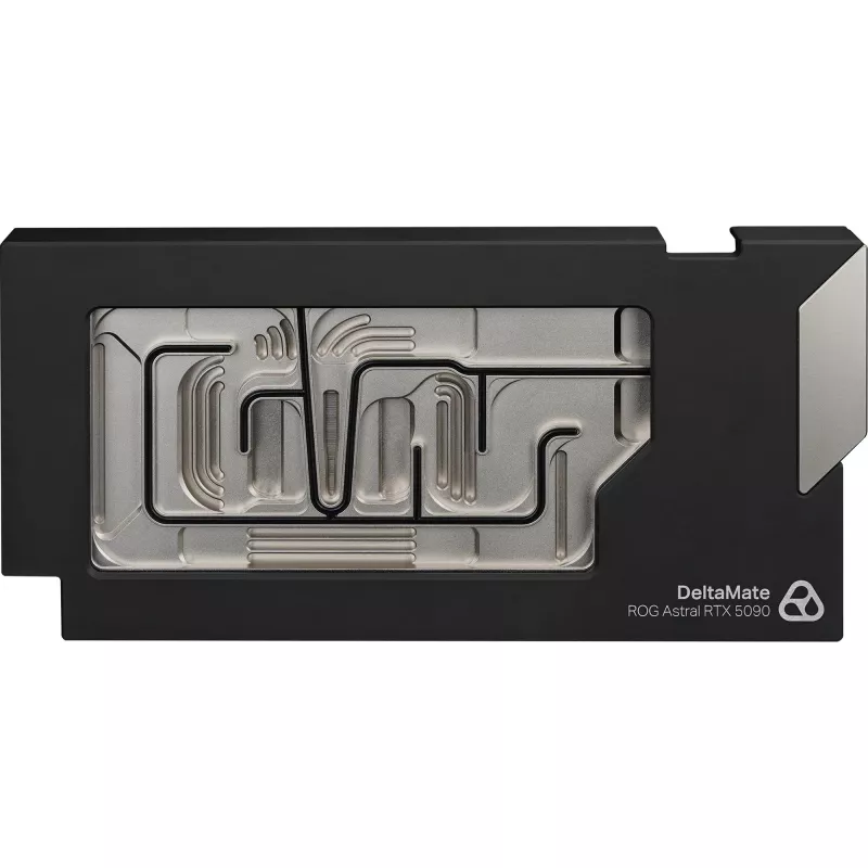 Thermal Grizzly DeltaMate GPU Water Block für Astral RTX 5090, ARGB, mit Backplate - Acryl, Schwarz