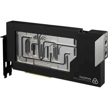 Thermal Grizzly DeltaMate GPU Water Block für Astral RTX 5090, ARGB, mit Backplate - Acryl, Schwarz
