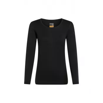 THERMAL GRIZZLY Women's Thermal Top Icebreaker 200 Black