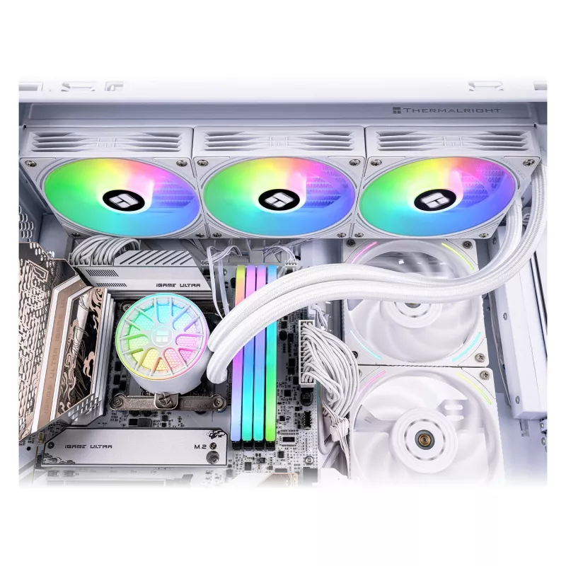 Thermalright Aqua Elite V6 RGB 360mm Weiß All-in-One Flüssigkeits-CPU-Kühler