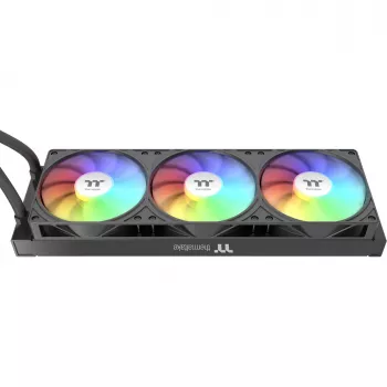Thermaltake LB360-S ARGB (Gunmetal) All-in-One Flüssigkeitskühler, 360mm Radiator, 3x 120mm Lüfter, 2,1 inch IPS LCD Display