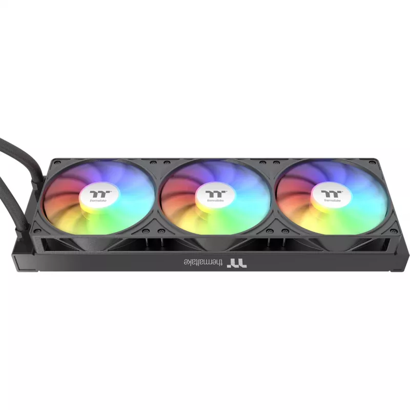 Thermaltake LB360-S ARGB (Gunmetal) All-in-One Flüssigkeitskühler, 360mm Radiator, 3x 120mm Lüfter, 2,1 inch IPS LCD Display