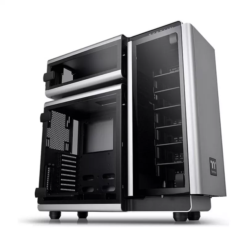 Thermaltake Level 20 Tempered Glass Edition Full Tower Gehäuse, Grau/Schwarz, ARGB-Lüfter