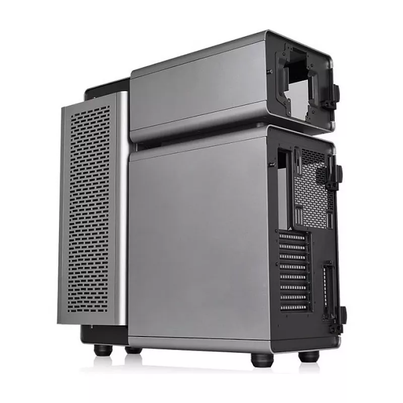 Thermaltake Level 20 Tempered Glass Edition Full Tower Gehäuse, Grau/Schwarz, ARGB-Lüfter