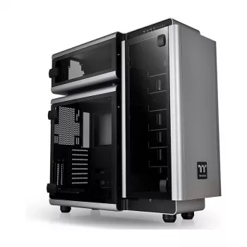 Thermaltake Level 20 Tempered Glass Edition Full Tower Gehäuse, Grau/Schwarz, ARGB-Lüfter