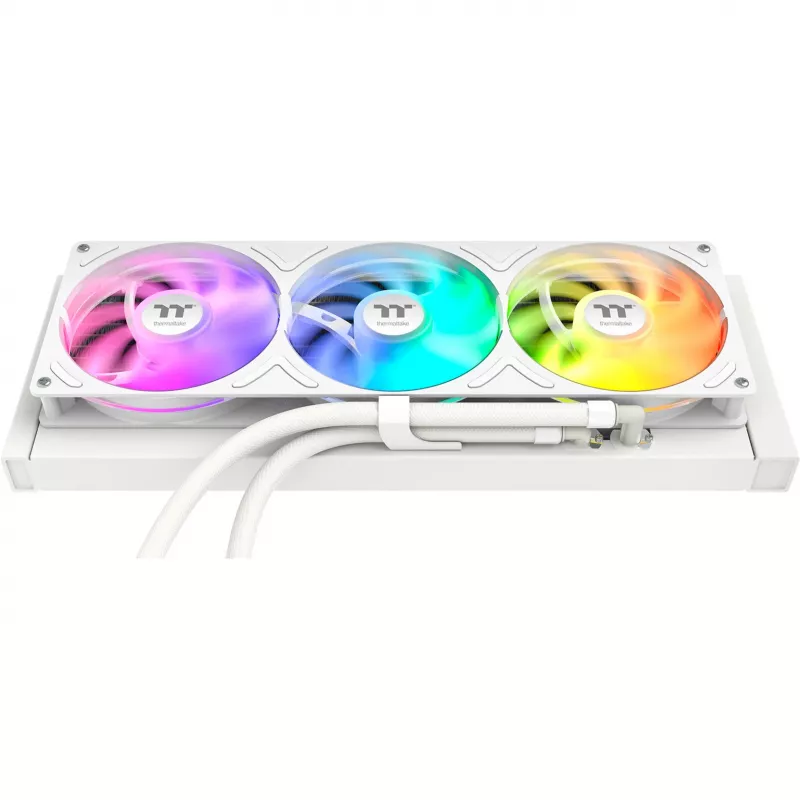 Thermaltake ST360 Ultra Snow White 360mm All-in-One Liquid Cooler mit 2,1 inch IPS-LCD-Display