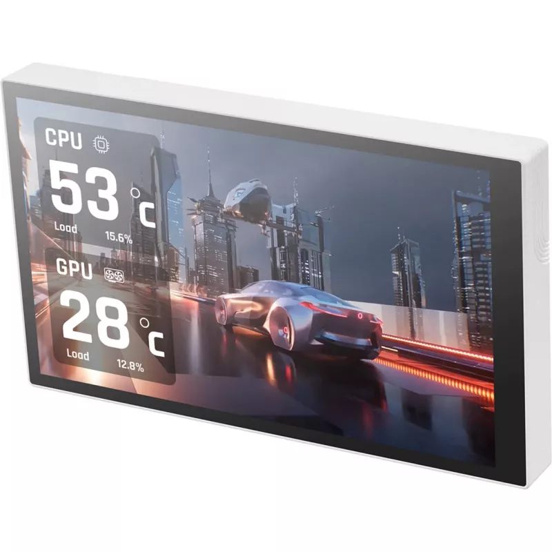 Thermaltake ST360 Ultra Snow White 360mm All-in-One Liquid Cooler mit 2,1 inch IPS-LCD-Display