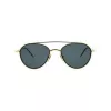 Thom Browne TB109ATGLDBLK Unisex Aviator Sonnenbrille Titanrahmen Dunkelgrüne Gläser 53/20/141 mm