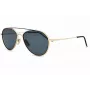 Thom Browne TB109ATGLDBLK Unisex Aviator Sonnenbrille Titanrahmen Dunkelgrüne Gläser 53/20/141 mm