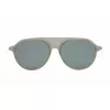 Thom Browne TB809BGRYSLV5 Unisex Sonnenbrille - Grauer Rahmen, versilberte Spiegelgläser, 55/18/145 mm